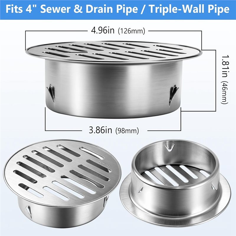RMWIN - Griglia di Scarico Rot - Drain Pipe Clip recensione e prezzo