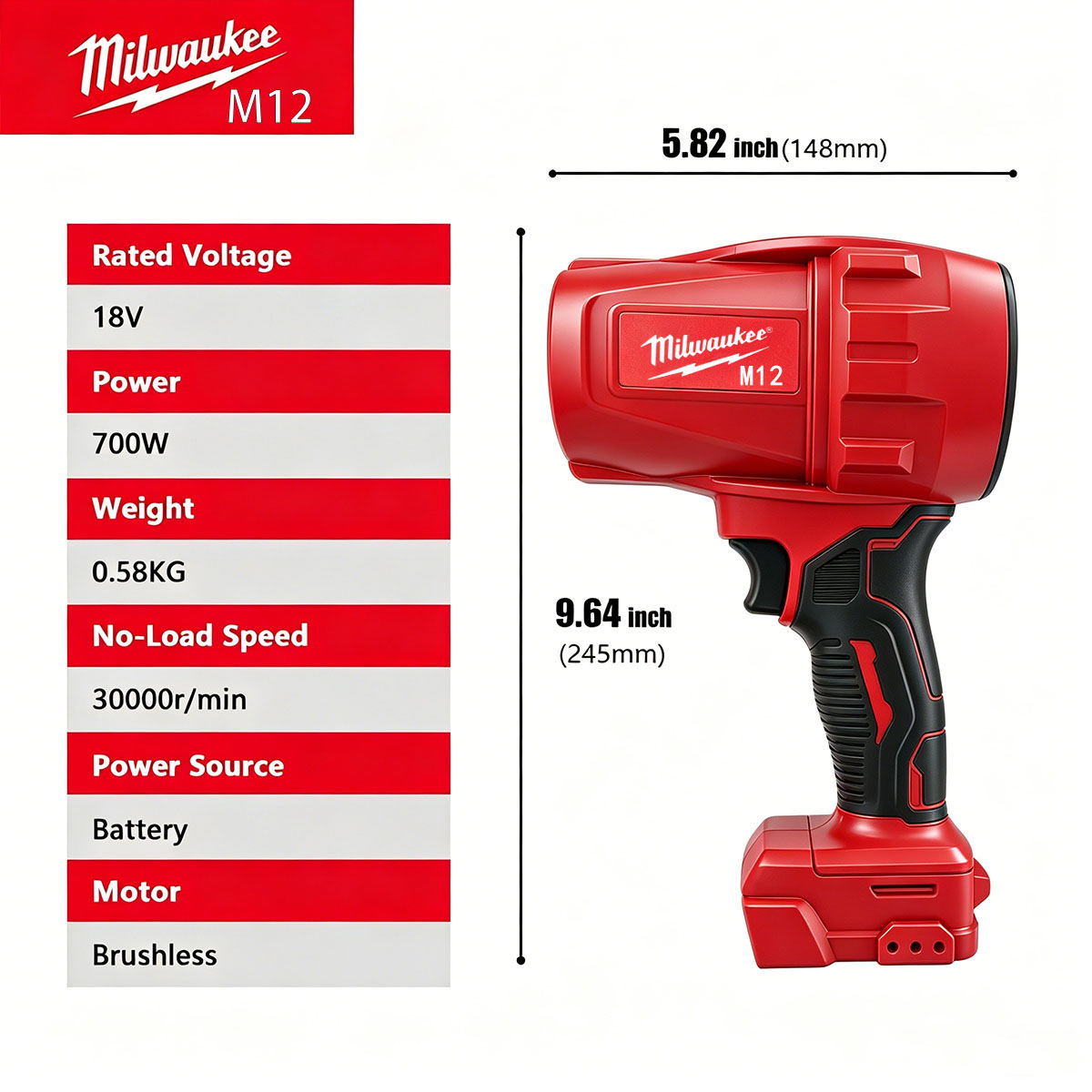 Soffiatore a Batteria Milwauke - Milwaukee Drill M12 Fuel recensione e prezzo